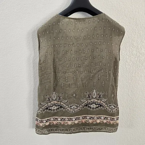 Massimo Dutti Silk Top Blouse size 8 M - Picture 8 of 12